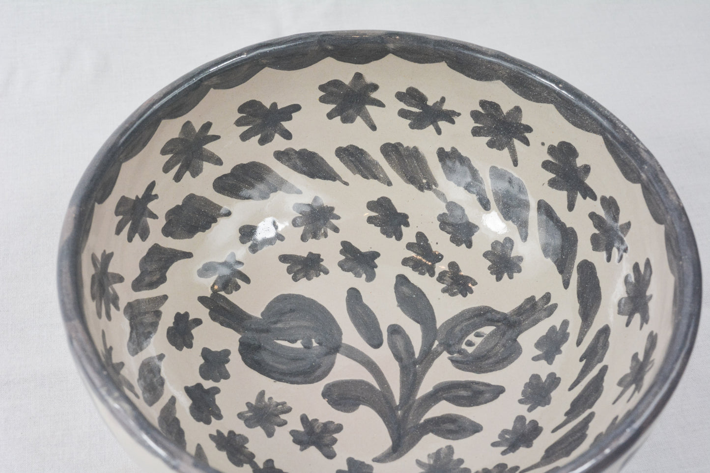 Cuenco mediano gris