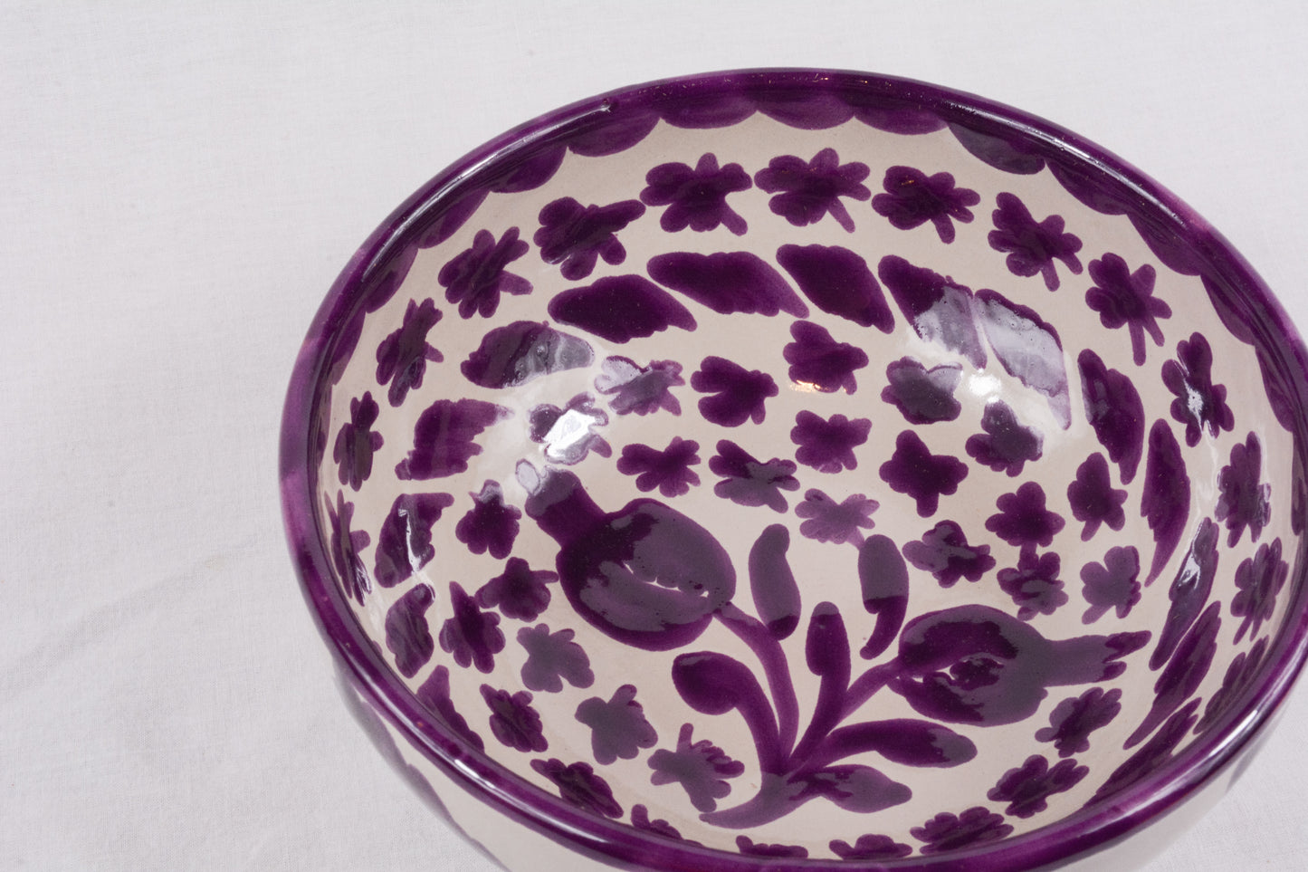 Cuenco mediano morado