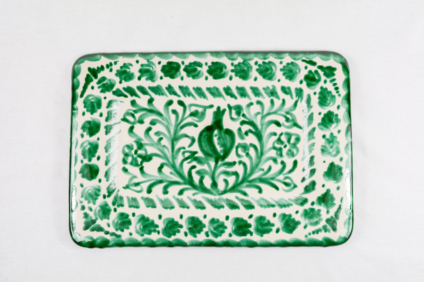 Bandeja grande verde